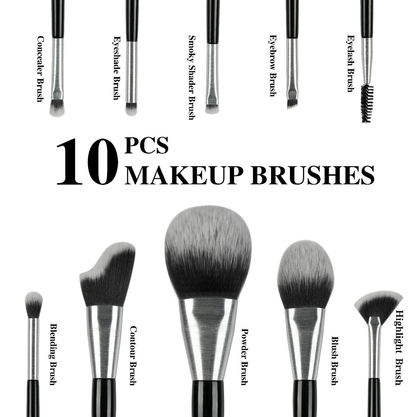 LuxeTouch Make-up Brush Set