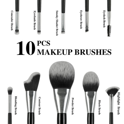 LuxeTouch Make-up Brush Set