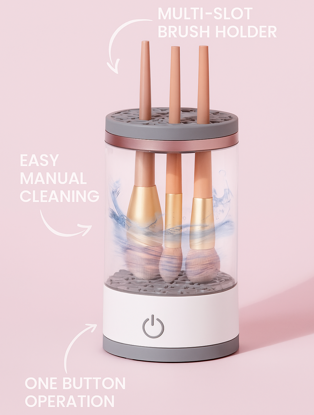 4 In 1 Electric Makeup Brush Cleaner
