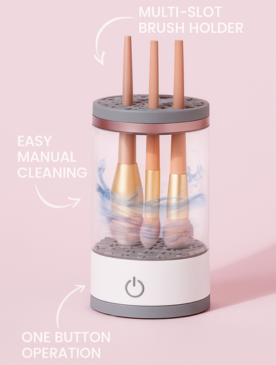 4 In 1 Electric Makeup Brush Cleaner