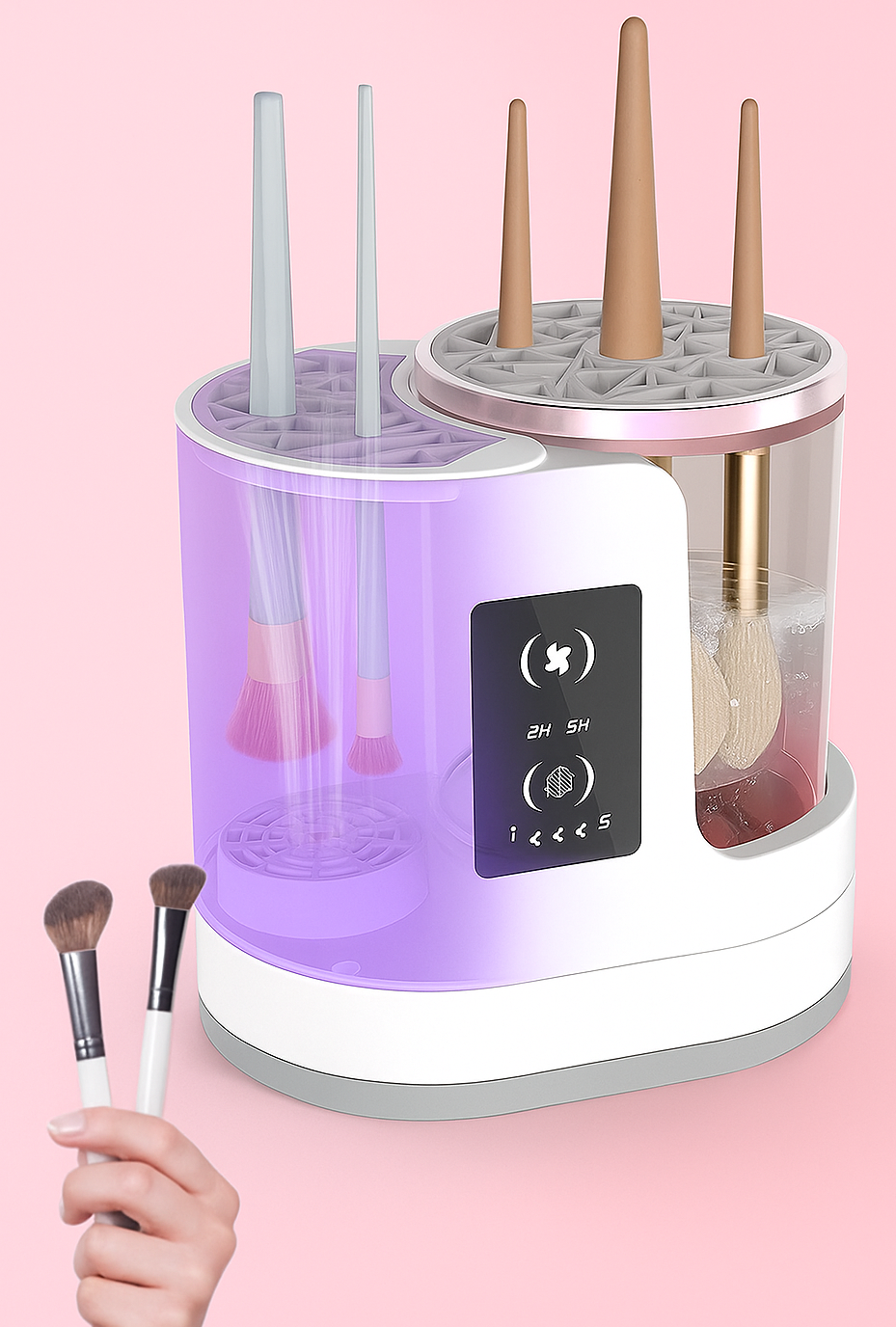 4 In 1 Electric Makeup Brush Cleaner
